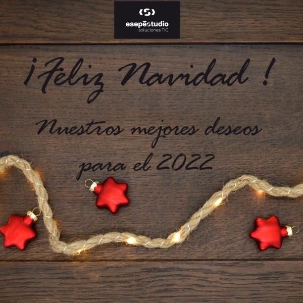 Queremos desearte una Feliz Navidad y un buen 2022